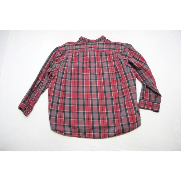 Duluth Trading Co. Flannel Camp Shirt Rugged Plaid Long Sleeve Mens Sz 4XL - Picture 8 of 8